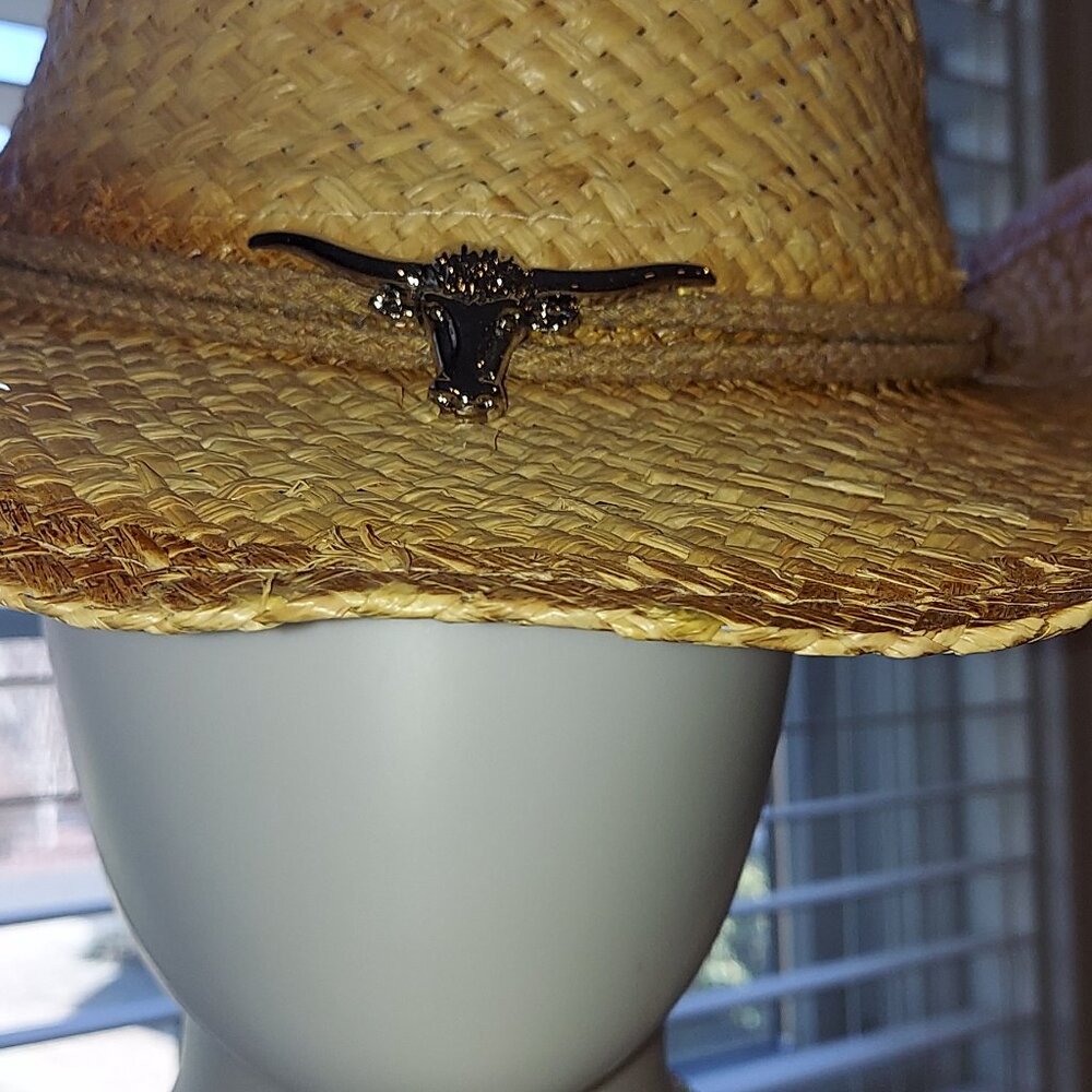 NWOT MIlani 100% Staw Cowgirl hat - Picture 6 of 7